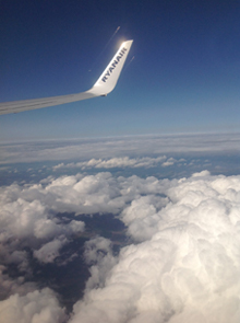 view from airplane